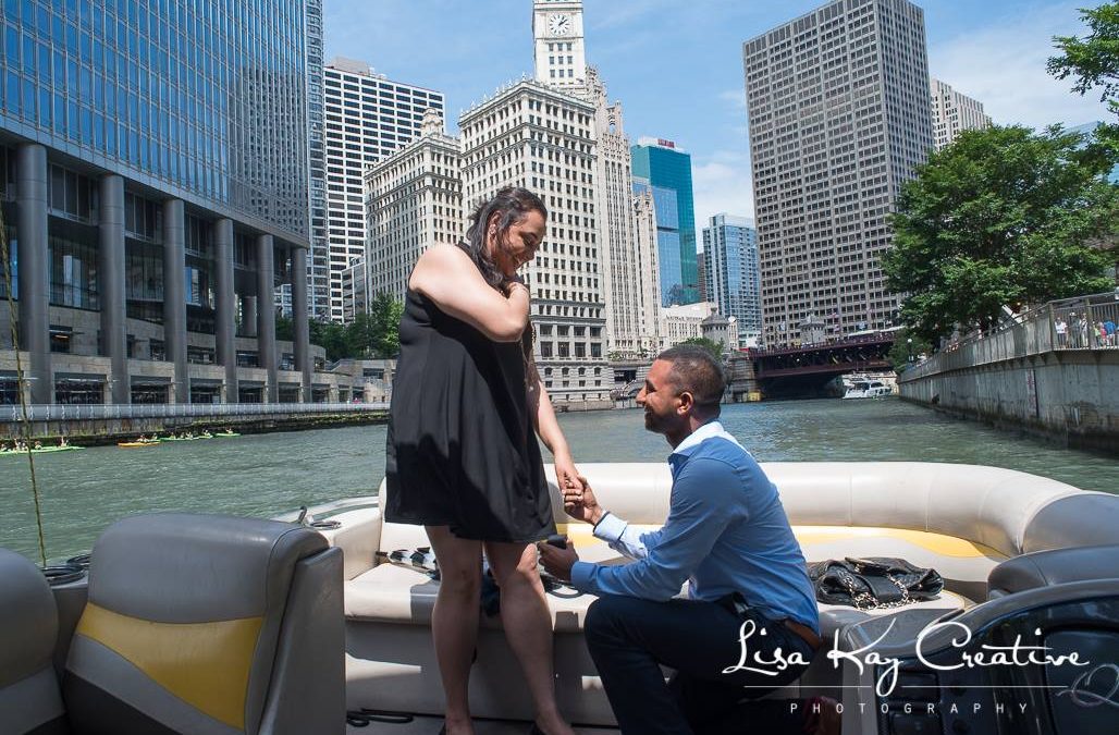 Another Wedding Proposal At Chicago Boat Rentals